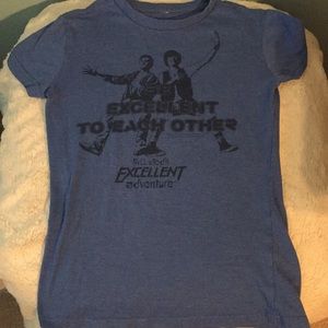 The coolest tee, second hand find, Be Excellent...